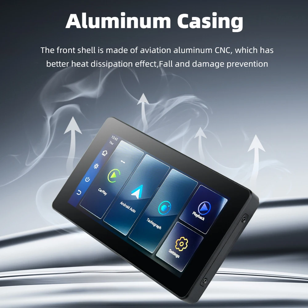 EKIY Wireless CarPlay Android Auto Portable Motorcycle Digital Dashboard Navigation Screen Special For BMW R1200GS R1250GS ADV - Image 4